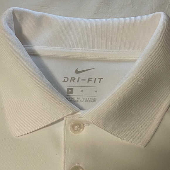 Nike Dri-FIT Pizza Hut Polo Shirt Men’s Medium White | Sporty Workwear Activewea - Picture 4 of 9